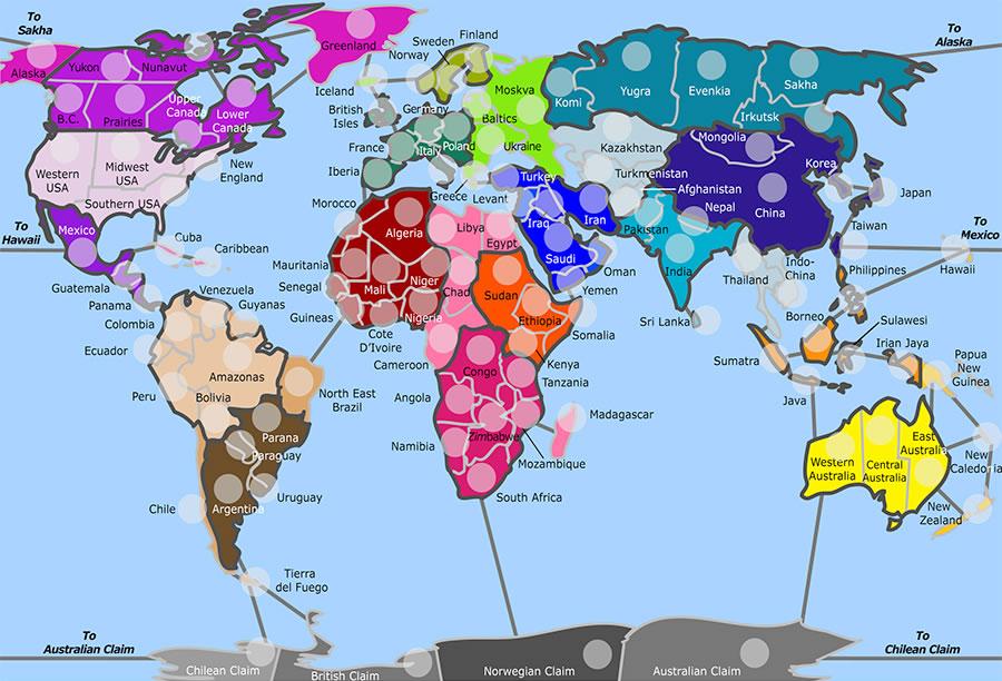 the map